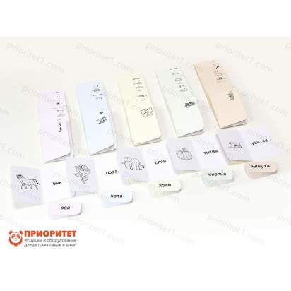 Игровой набор Монтессори «Материал для фонетического чтения»