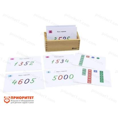 Игровой набор Монтессори «Игра с марками. Нумерация»