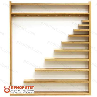 Большой деревянный стенд Монтессори