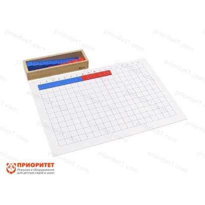 Игровой набор Монтессори «Игра с полосками для сложения»