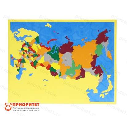 Игровой набор Монтессори «Карта субъектов Российской Федерации»
