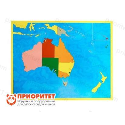Игровой набор Монтессори «Карта Австралии»