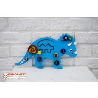 Бизиборд «Лазурный динозаврик»