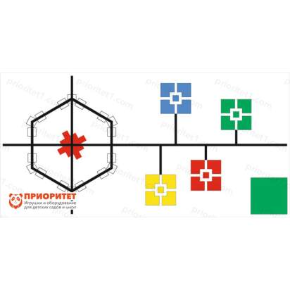 Стол для соревнований по робототехнике поле 2
