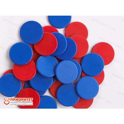 Счетные фишки двухцветные №2 (200 шт.)