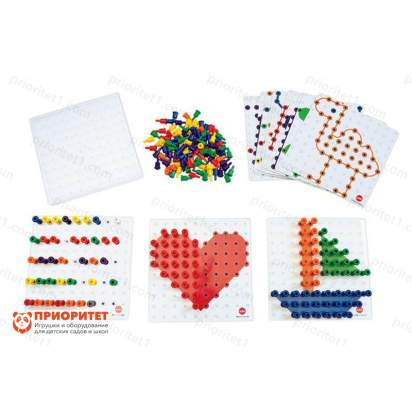 Мозаика «Peg Board» с прозрачными досками и картинками