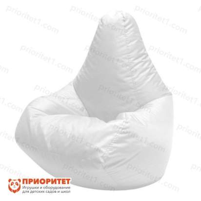 kreslo-meshok-grusha-poliester-belyj