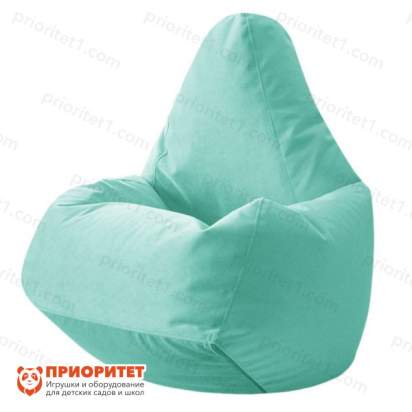 Кресло-мешок «Груша» (велюр бархатистый, мятный)