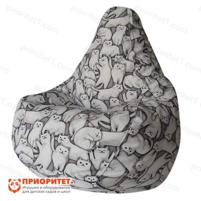 Кресло-мешок «Груша. Котофей-01» (велюр)