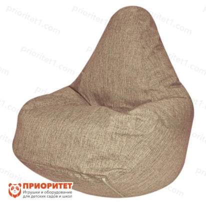 Кресло-мешок «Груша» (рогожка, бежевый)