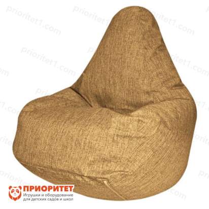 Кресло-мешок «Груша» (рогожка, песочный)