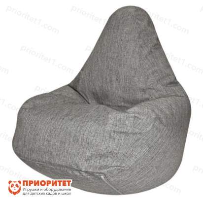 Кресло-мешок «Груша» (рогожка, серый)