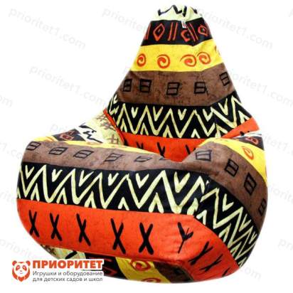 Кресло-мешок «Груша. Африка» (жаккард)