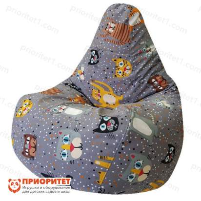 Кресло-мешок «Груша. Крейзикет» (жаккард)