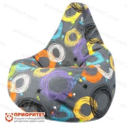 Кресло-мешок «Груша. Кругос» (жаккард)