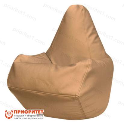 Кресло-мешок «Груша» (экокожа, бежевый)