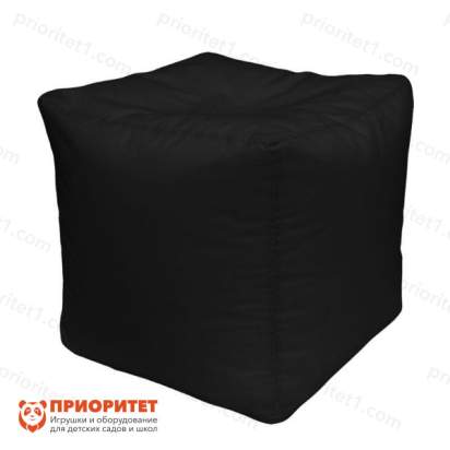 Пуфик «Куб» (полиэстер, черный)