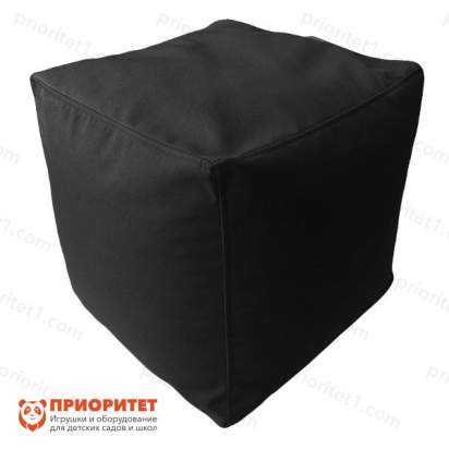 Пуфик «Куб» (микророгожка, черный)