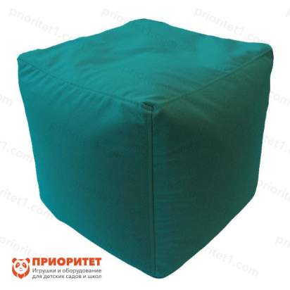 Пуфик «Куб» (велюр, бирюзовый)