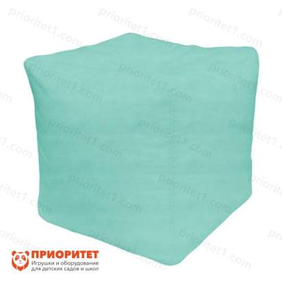 Пуфик «Куб» (велюр, бархатистый мятный)