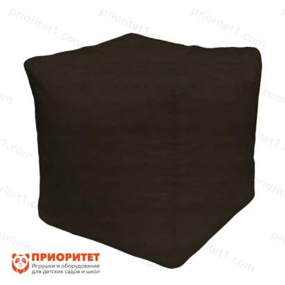 Пуфик «Куб» (велюр, бархатистый шоколадный)