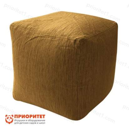 Пуфик «Куб» (рогожка, коричневый)