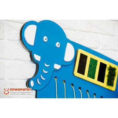 Бизиборд «Отважный слонёнок» для детей