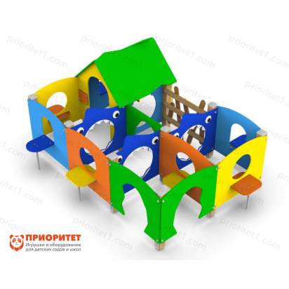 Игровой дворик-лабиринт «Акуленок»