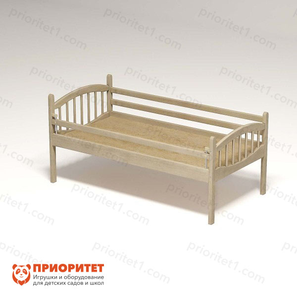 Кровать детская «Лера» с механизмом опускания борта (ДВП, 120 см)