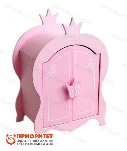 Шкаф для кукол Shining Crown розовый
