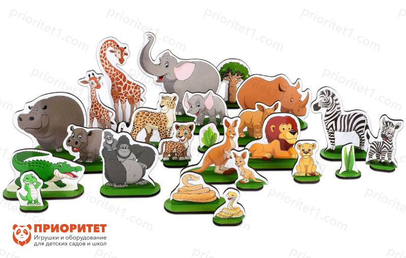 Набор фигурок «Животные Африки» (24 предмета)
