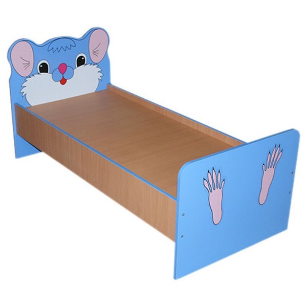 Кровать детская «Мышонок №1» цветная