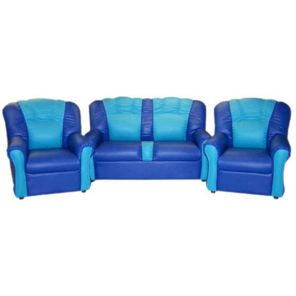 Набор мягкой мебели «Пузатик» сине-голубой