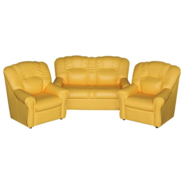 Набор мягкой мебели «Пузатик» желтый