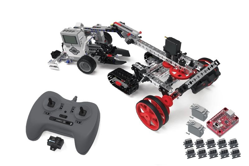 Комплект TETRIX Prime для создания автономных и дистанционно управляемых робототехнических комплексов