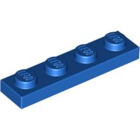 Плитка 1X4 (синяя)