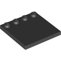 Плитка 4X4 с 4 выпуклостями (черная)