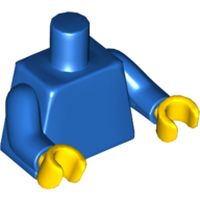 Тело человечка Лего (синее)