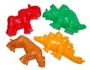Набор формочек для игр с песком Тигр, мамонт, стегозавр, трицерапторс