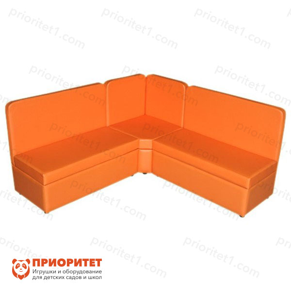 Набор мягкой угловой мебели «Теремок» оранжевый