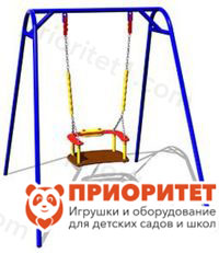 Качели металлические «Малыш» с креслом для детской площадки