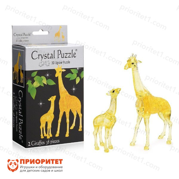 3D головоломка «Два жирафа» 01