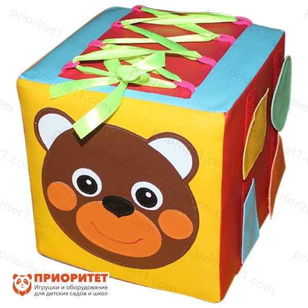 Дидактическая игрушка «Куб Медвежонок»