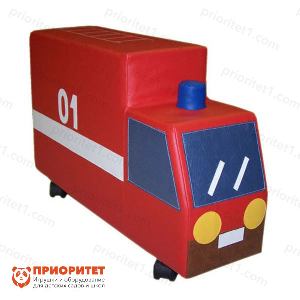 Мягкая игрушка-каталка «Пожарная машина»