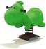 Качалка на пружине Зеленая черепашка для детской площадки