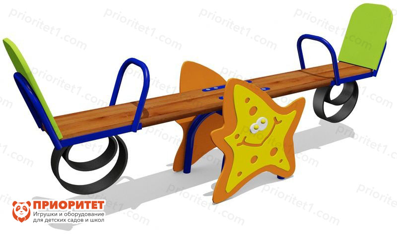 Качели-балансир «Морская звезда» для детской площадки