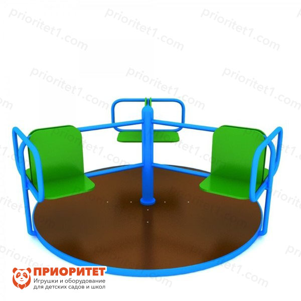 Карусель «Метелица» 6 мест со спинкой для детской площадки