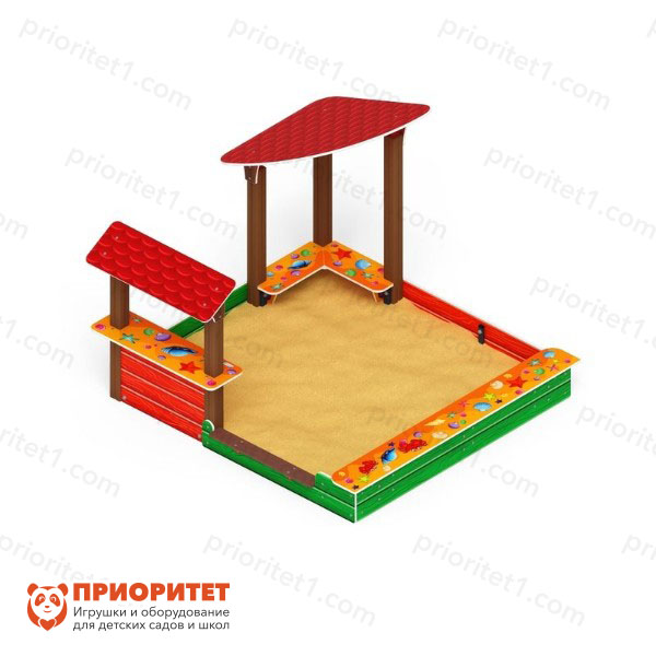 Песочный дворик «Домик» для детской площадки