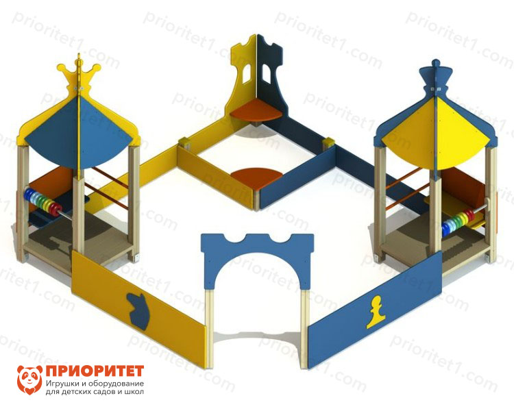 Песочный дворик «Домик Белоснежки» №1101 для детской площадки