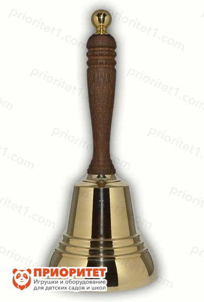 Колокольчик Валдайский №7 (d 84 мм) полированный, с ручкой